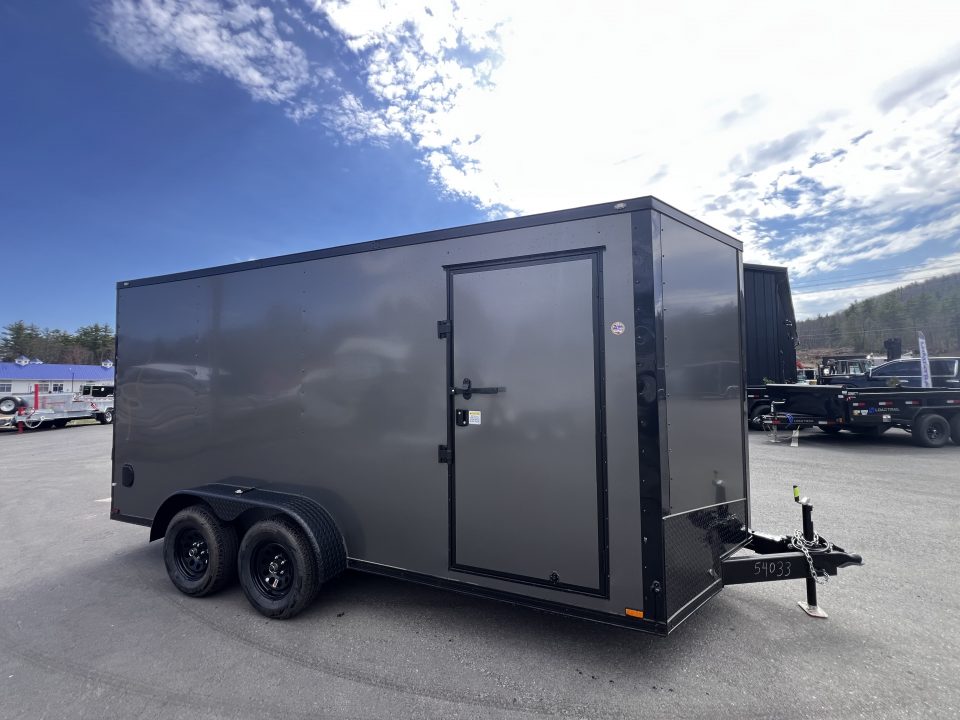 New 2026 Spartan 7X16 +2ft V-nose/ 7' interior height /Blackout/ Ext. Tongue/ Polycore Exterior - 7000GVW