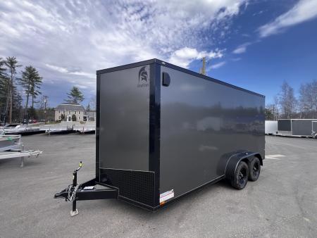 New 2026 Spartan 7X16 +2ft V-nose/ 7' interior height /Blackout/ Ext. Tongue/ Polycore Exterior - 7000GVW