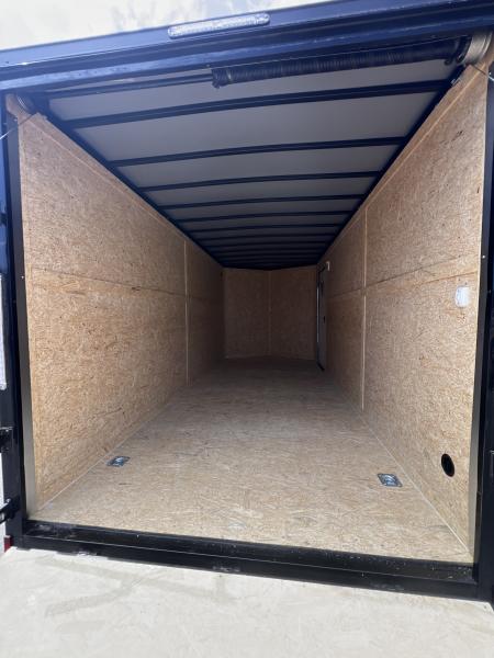 New 2026 Spartan 7X16 +2ft V-nose/ 7' interior height /Blackout/ Ext. Tongue/ Polycore Exterior - 7000GVW