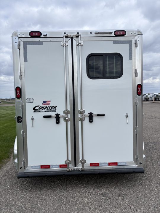 New 2027 Cimarron Trailers 2 Horse Slant Load Bumper Pull Horse Trailer