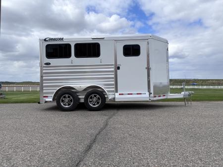 New 2026 Cimarron 2 Horse Slant Load Bumper Pull Horse Trailer
