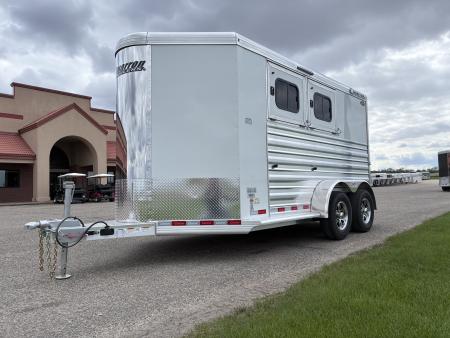 New 2027 Cimarron Trailers 2 Horse Slant Load Bumper Pull Horse Trailer