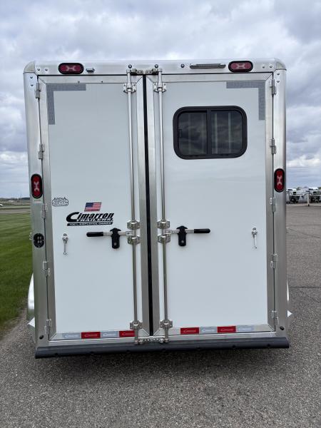 New 2027 Cimarron Trailers 2 Horse Slant Load Bumper Pull Horse Trailer