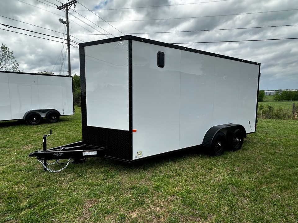 New 2026 Rock Solid Cargo 7X16 Tandem Axle-DOUBLE DOORS/ Enclosed Trailer