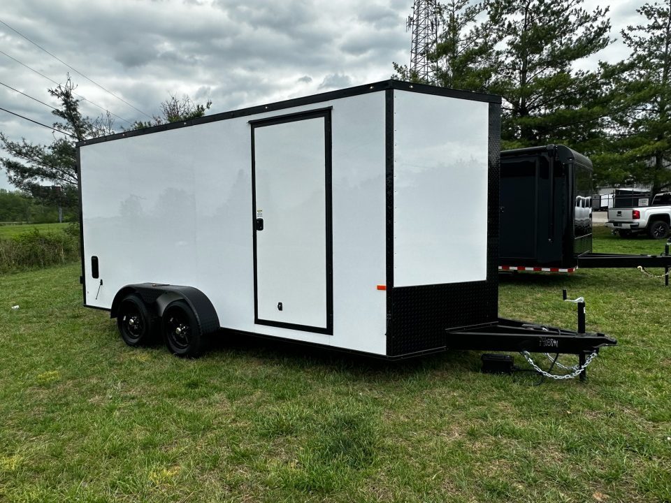 New 2026 Rock Solid Cargo 7X16 Tandem Axle-DOUBLE DOORS/ Enclosed Trailer