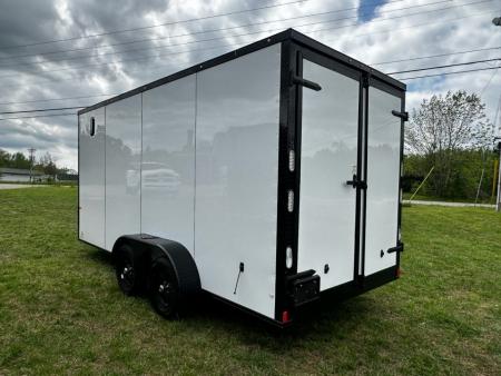New 2026 Rock Solid Cargo 7X16 Tandem Axle-DOUBLE DOORS/ Enclosed Trailer