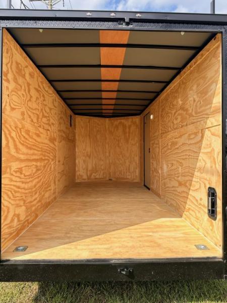 New 2026 Rock Solid Cargo 7X16 Tandem Axle - WORK TRAILER-Double Doors-Roof Racks & Ladder/Enclosed Trailer