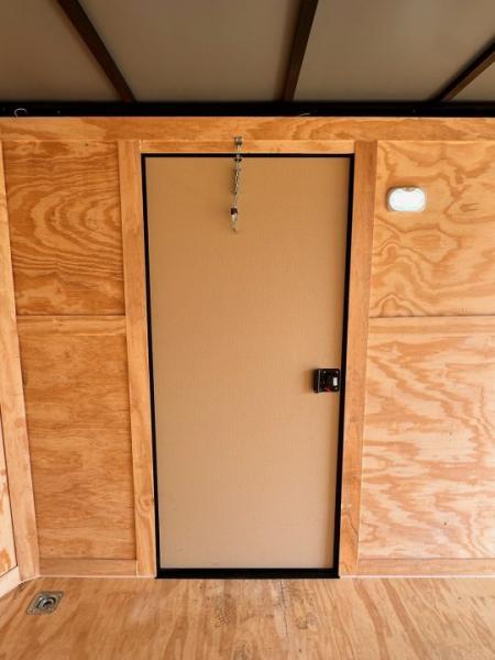 New 2026 Rock Solid Cargo 7X16 Tandem Axle - WORK TRAILER-Double Doors-Roof Racks & Ladder/Enclosed Trailer