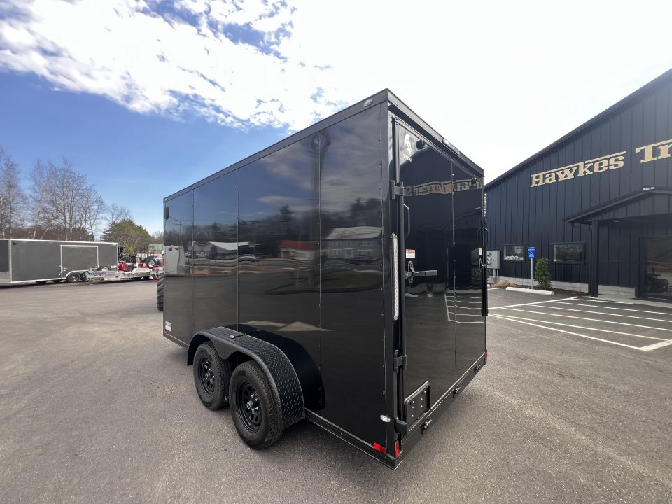 New 2026 Spartan 7X14 +2ft V-nose/ 7' interior height / Polycore Exterior / 16" OC Construction - 7000GVW