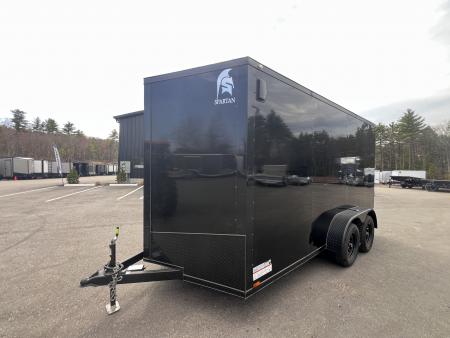 New 2026 Spartan 7X14 +2ft V-nose/ 7' interior height / Polycore Exterior / 16" OC Construction - 7000GVW