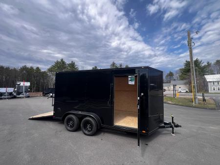 New 2026 Spartan 7X14 +2ft V-nose/ 7' interior height / Polycore Exterior / 16  OC Construction - 7000GVW