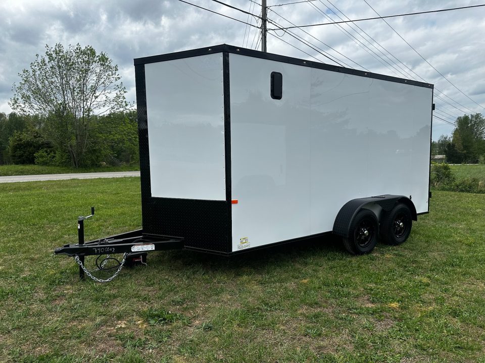 New 2026 Rock Solid Cargo 7X14 Tandem Axle-DOUBLE DOORS/ Enclosed Trailer
