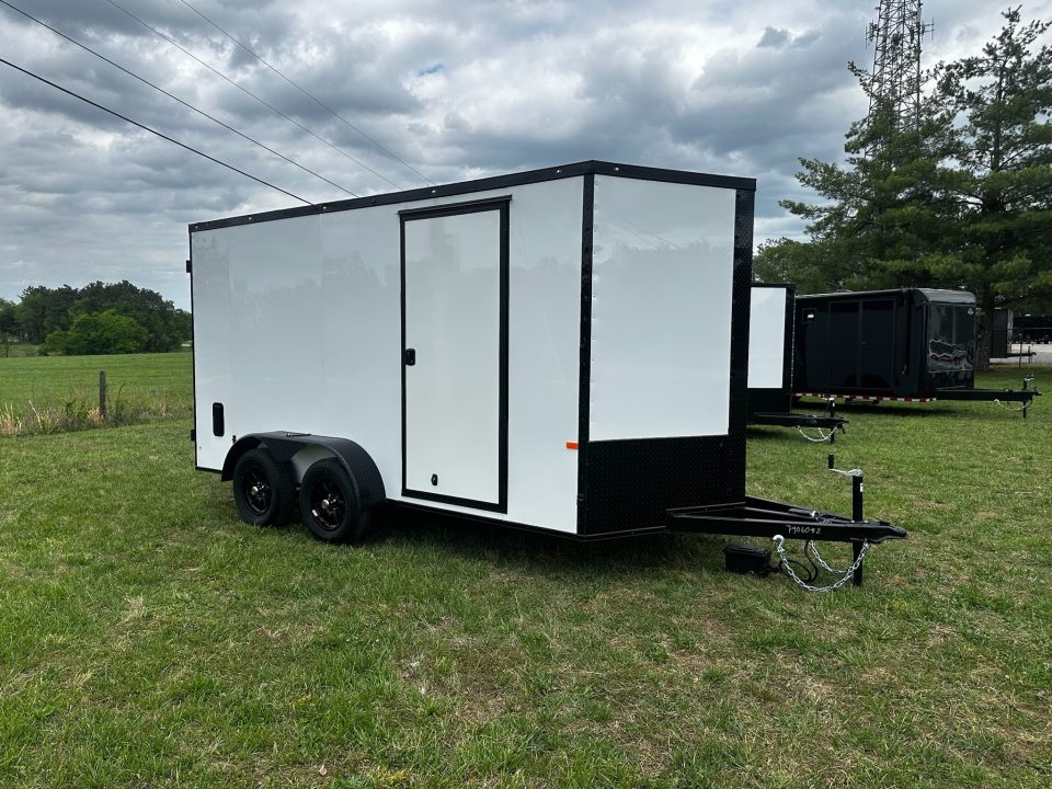 New 2026 Rock Solid Cargo 7X14 Tandem Axle-DOUBLE DOORS/ Enclosed Trailer