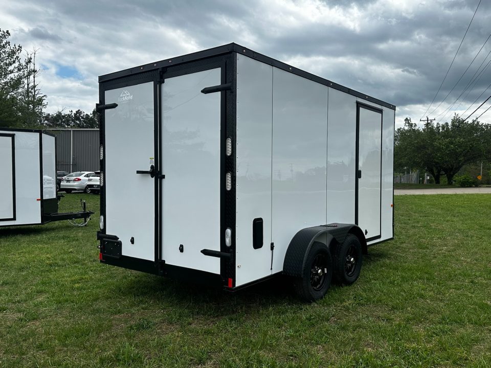 New 2026 Rock Solid Cargo 7X14 Tandem Axle-DOUBLE DOORS/ Enclosed Trailer