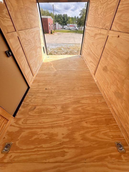 New 2026 Rock Solid Cargo 7X14 Enclosed Trailer-3500LB Tandem Axle-WORK TRAILER-Barn Doors- Roof Racks & Ladder - Enclosed Trailer