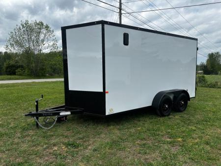 New 2026 Rock Solid Cargo 7X14 Tandem Axle-DOUBLE DOORS/ Enclosed Trailer