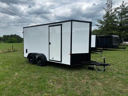 New 2026 Rock Solid Cargo 7X14 Tandem Axle-DOUBLE DOORS/ Enclosed Trailer