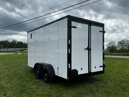 New 2026 Rock Solid Cargo 7X14 Tandem Axle-DOUBLE DOORS/ Enclosed Trailer