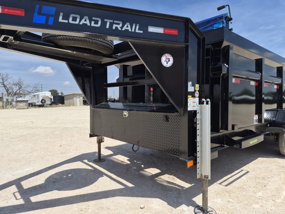New 2026 Load Trail 14K 16' Gooseneck Dump w/ Hydraulic Jacks