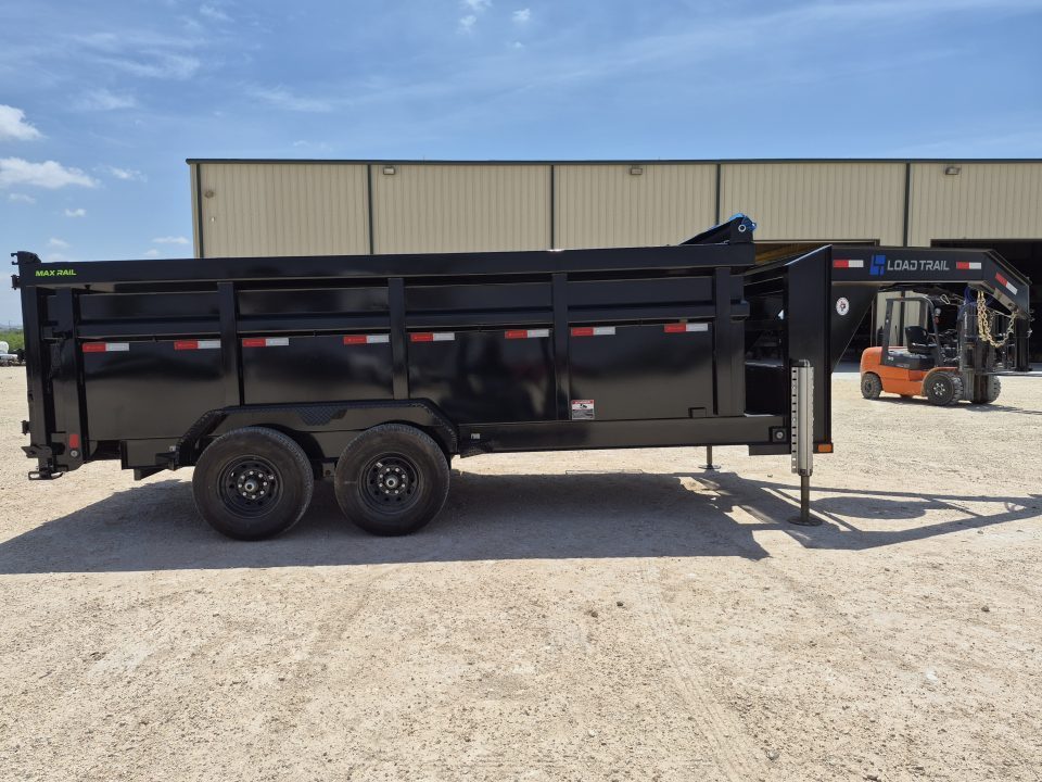 New 2026 Load Trail 14K 16' Gooseneck Dump w/ Hydraulic Jacks