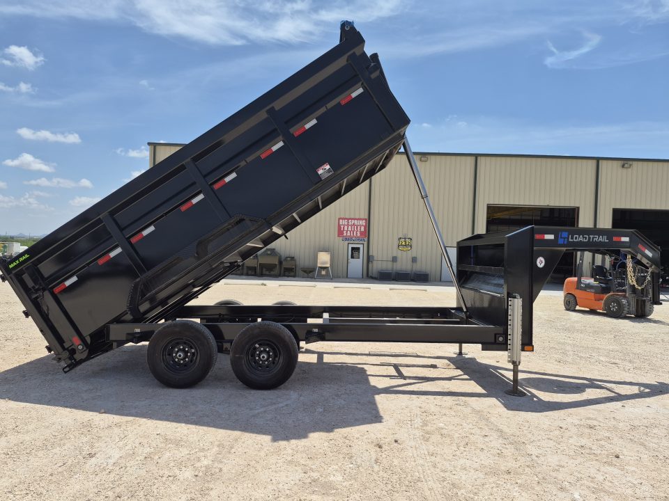 New 2026 Load Trail 14K 16' Gooseneck Dump w/ Hydraulic Jacks