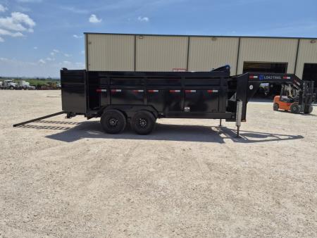 New 2026 Load Trail 14K 16' Gooseneck Dump w/ Hydraulic Jacks
