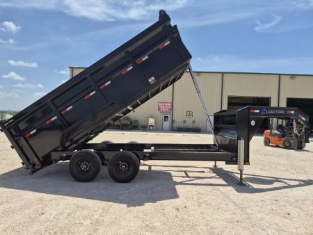 New 2026 Load Trail 14K 16' Gooseneck Dump w/ Hydraulic Jacks