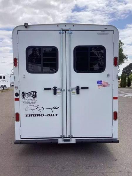 New 2026 Thuro-Bilt Liberty 7'6" Tall-4 Horse Trailer-Adjustable Dividers-1' Added Length