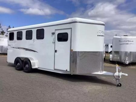 New 2026 Thuro-Bilt Liberty 7'6  Tall-4 Horse Trailer-Adjustable Dividers-1' Added Length