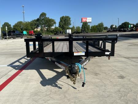 New 2026 PJ 83"x16' Angle Pipetop Trailer – P8