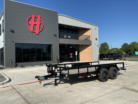 New 2026 PJ 83 x16' Angle Pipetop Trailer – P8