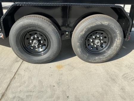 New 2026 PJ 83"x16' Angle Pipetop Trailer – P8