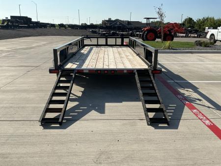 New 2026 PJ 83"x16' Angle Pipetop Trailer – P8