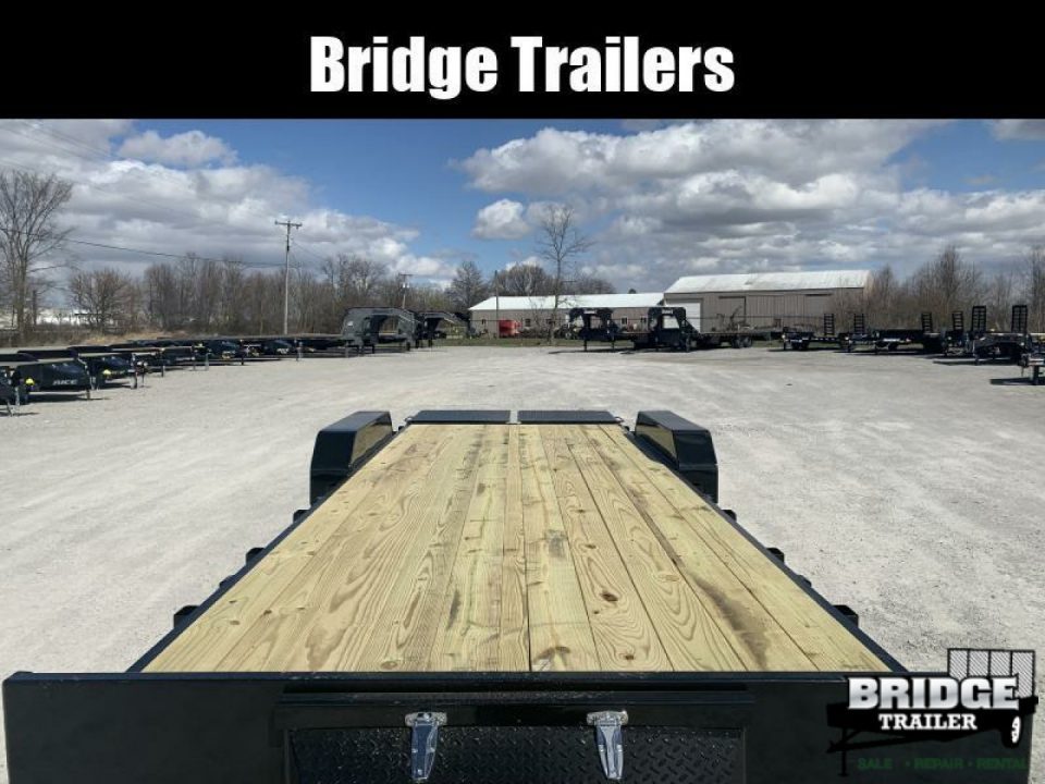 New 2026 Rice Trailers FMEHMR8223 (82" X 20' + 3') 14K Max Ramp Equipment Trailer