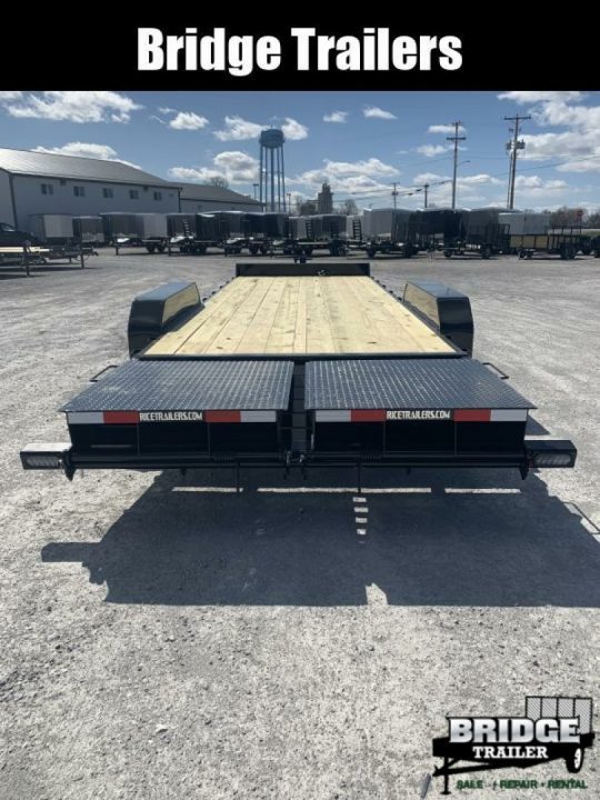 New 2026 Rice Trailers FMEHMR8223 (82" X 20' + 3') 14K Max Ramp Equipment Trailer