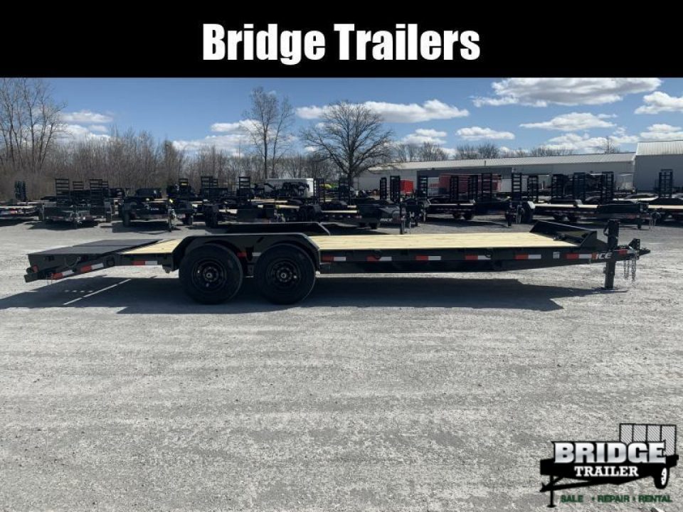New 2026 Rice Trailers FMEHMR8223 (82" X 20' + 3') 14K Max Ramp Equipment Trailer
