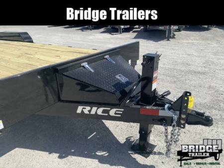 New 2026 Rice Trailers FMEHMR8223 (82" X 20' + 3') 14K Max Ramp Equipment Trailer