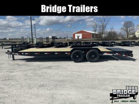 New 2026 Rice Trailers FMEHMR8223 (82" X 20' + 3') 14K Max Ramp Equipment Trailer
