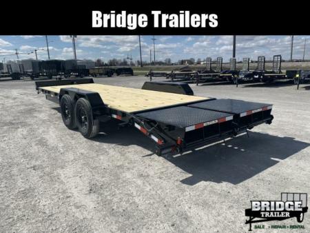 New 2026 Rice Trailers FMEHMR8223 (82" X 20' + 3') 14K Max Ramp Equipment Trailer