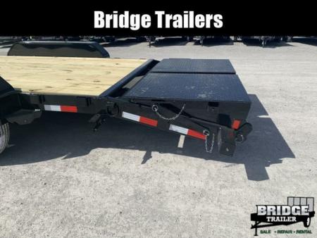 New 2026 Rice Trailers FMEHMR8223 (82" X 20' + 3') 14K Max Ramp Equipment Trailer