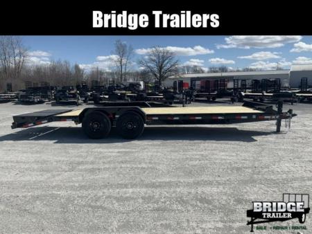 New 2026 Rice Trailers FMEHMR8223 (82" X 20' + 3') 14K Max Ramp Equipment Trailer