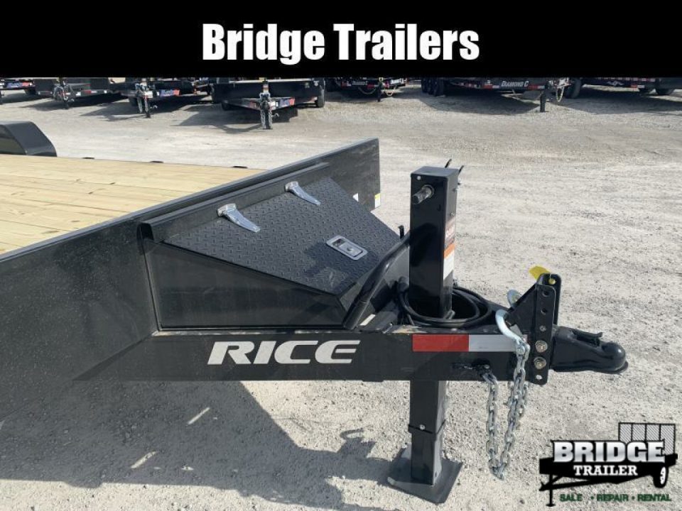 New 2026 Rice Trailers FMEHMR8221 (18' + 3') 14K Max Ramp Equipment Trailer