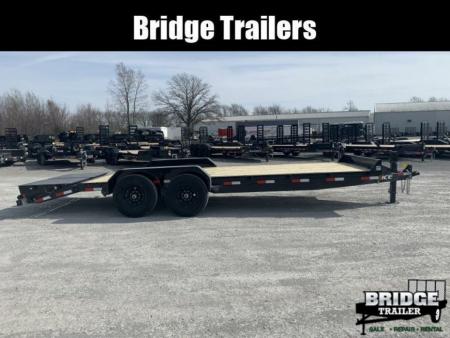 New 2026 Rice Trailers FMEHMR8221 (18' + 3') 14K Max Ramp Equipment Trailer