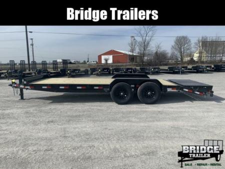 New 2026 Rice Trailers FMEHMR8221 (18' + 3') 14K Max Ramp Equipment Trailer