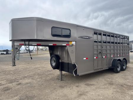 New 2026 Titan Trailer 20' GN Stock Combo Trailer