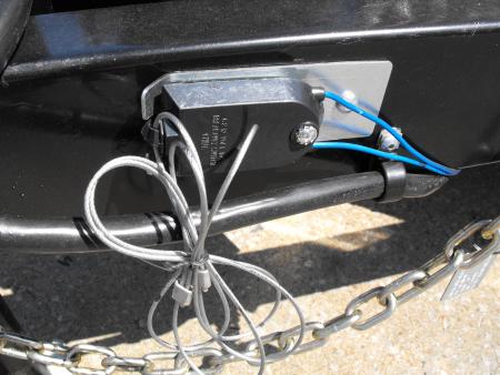 New Enclosed Trailer 7 X12 7' Int 5200 LB Axle/Brks White