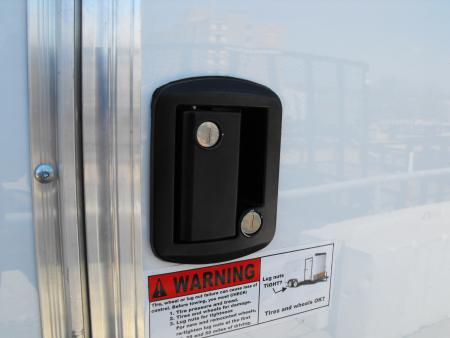 New Enclosed Trailer 7 X12 7' Int 5200 LB Axle/Brks White