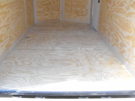 New Enclosed Trailer 7 X12 7' Int 5200 LB Axle/Brks White