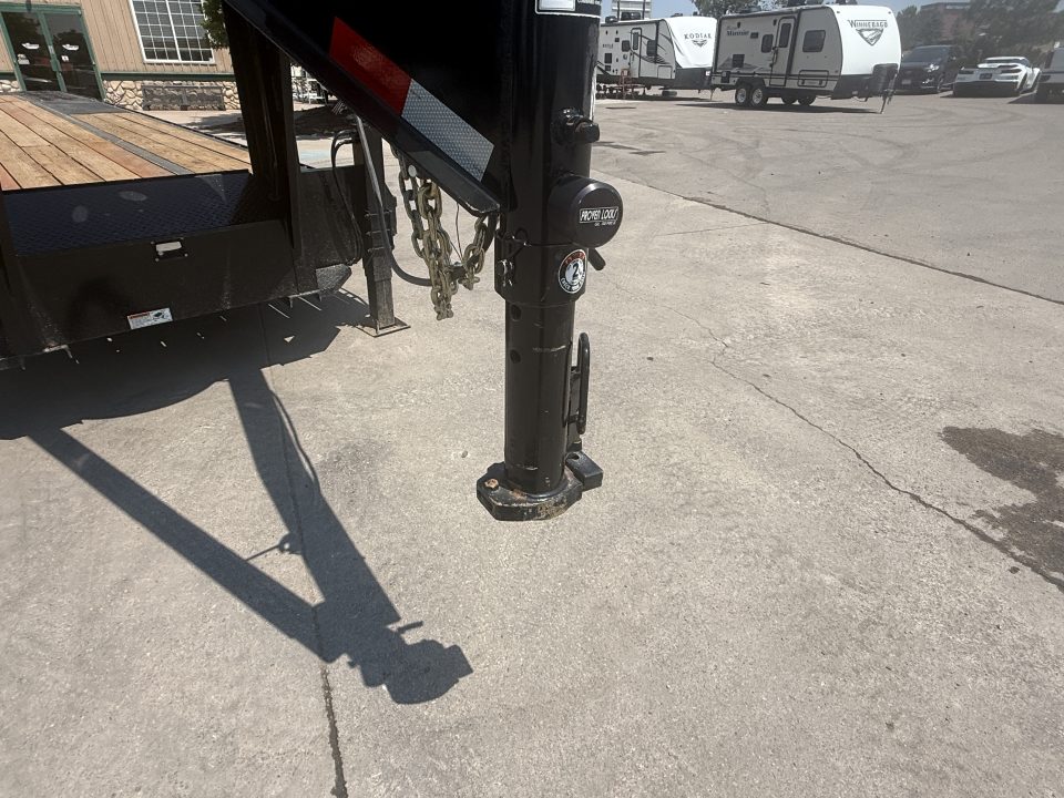 Used 2024 H&H Trailers Gooseneck Flatbed Trailer W/Hydraulic Dovetail