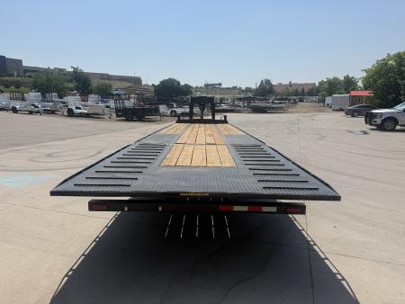 Used 2024 H&H Trailers Gooseneck Flatbed Trailer W/Hydraulic Dovetail